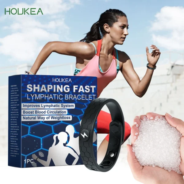 Unisex Weight Loss Bracelet Burning Fat Body Shaping Anti Fatigue Energy Therapy Improve Metabolism Lymphatic Detox Bracelet