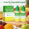 60ml Fruit Fly Trap Refill Liquid Home Kitchen Living Room Insect Repellent Attractant Sucrose Apple Cider Vinegar Pest Control