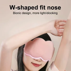 3D Sleeping Mask Memory Foam Block Out Light Eye Shade Blindfold For Tiredness Relief Night Sleeping Aid Face Mask Eyepatch