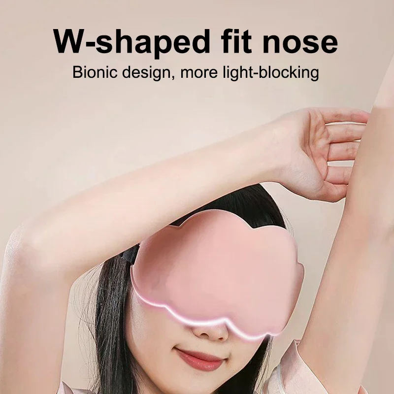 3D Sleeping Mask Memory Foam Block Out Light Eye Shade Blindfold For Tiredness Relief Night Sleeping Aid Face Mask Eyepatch