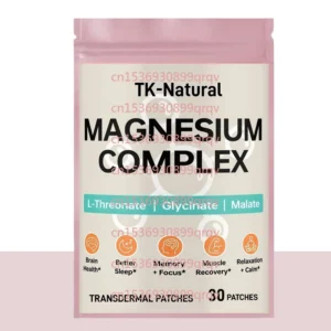 30 Patches Magnesium Complex Transdermal Patches - L-Threonate, Glycinate, Malate - Brain Health, Sleep, Calm