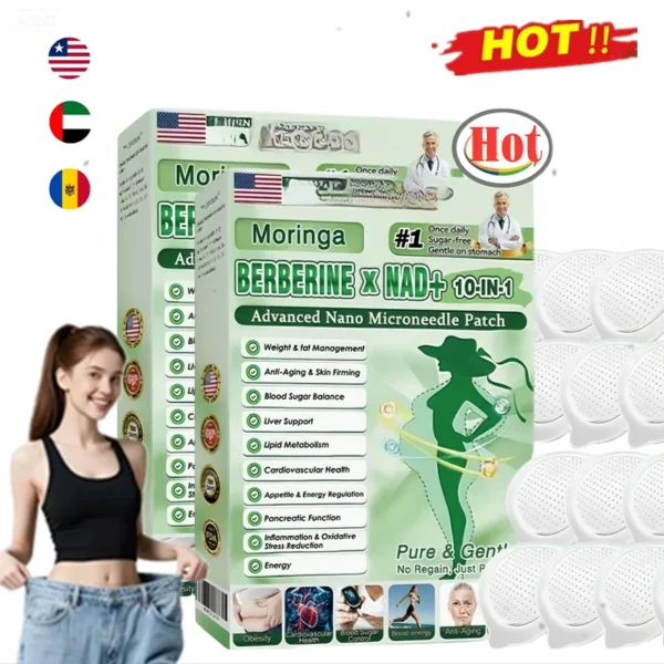 Women's Nano Microneedle Slimming Patch Weight Management & Blood Sugar Balance Weight Loss For Body Skin Daily Use