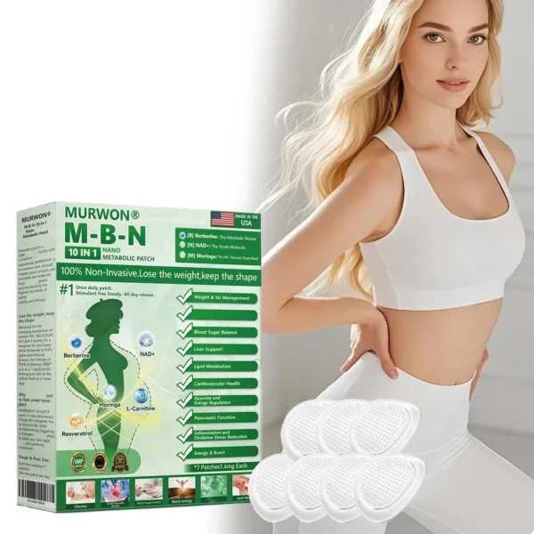 Nano Metabolic Patch 10 In 1 For Weight Fat Management Blood Sugar Balance Liver Support Lipid Metabolism Cardiovascular