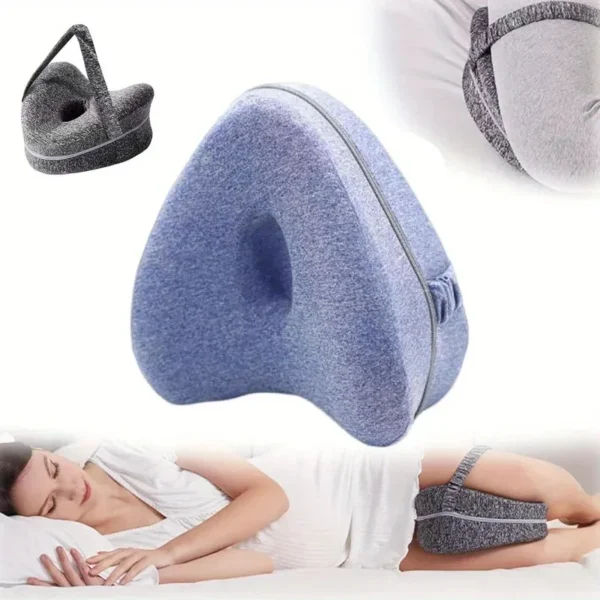 Memory Foam Leg Knee Foam Support Pillow Side Sleeper Sciatica Orthopedic Sciatica Back Hip Relief Pillow For Bed Sofa