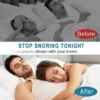 Anti-Snoring Nose Clip for Men & Women, Silicone Snore Stopper, Comfortable Sleep Breathing Aid Device