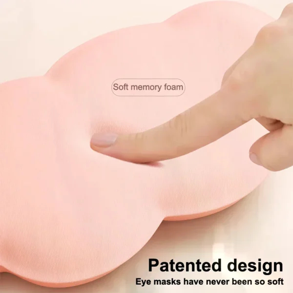 3D Sleeping Mask Memory Foam Block Out Light Eye Shade Blindfold For Tiredness Relief Night Sleeping Aid Face Mask Eyepatch