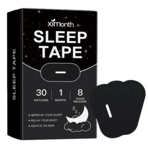 Ximonth Sleep Tape 30Pcs - Gentle Skin-Friendly Anti-Snoring Mouth Strips Improve Sleep Quality Nighttime Breathing Aid Patches
