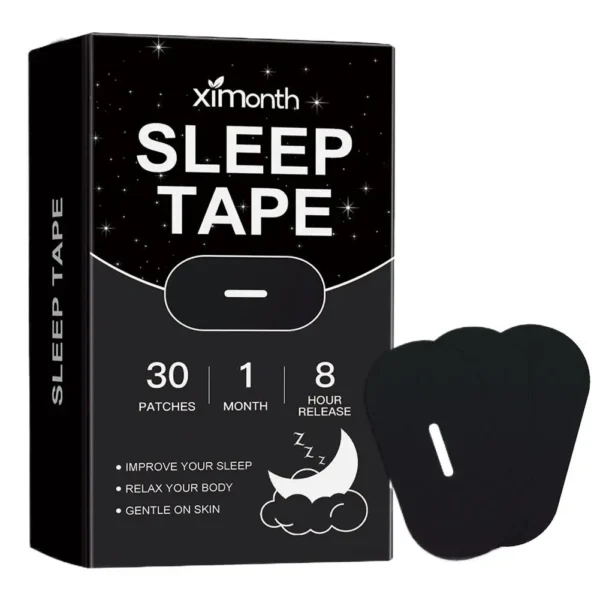 Ximonth Sleep Tape 30Pcs - Gentle Skin-Friendly Anti-Snoring Mouth Strips Improve Sleep Quality Nighttime Breathing Aid Patches