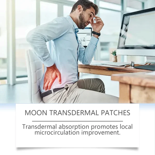 Red Panax Ginseng Transdermal Patches Energy Enhance Stress Relief Supports Physical Mental Health