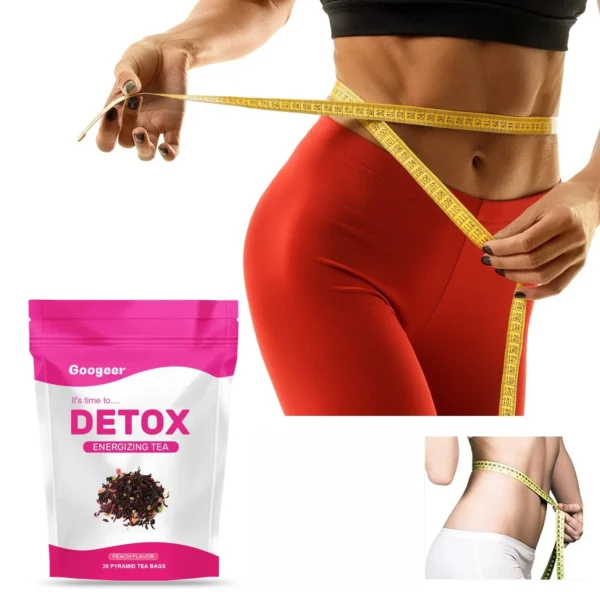 Googeer 28pcs Herbal Detox Tea Slimming Body Enhance Immunity Fat Burning Shaping Curves Weight Loss Tea for Tighten Abdomen
