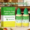 60ml Fruit Fly Trap Refill Liquid Home Kitchen Living Room Insect Repellent Attractant Sucrose Apple Cider Vinegar Pest Control