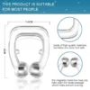 Anti-Snoring Nose Clip for Men & Women, Silicone Snore Stopper, Comfortable Sleep Breathing Aid Device