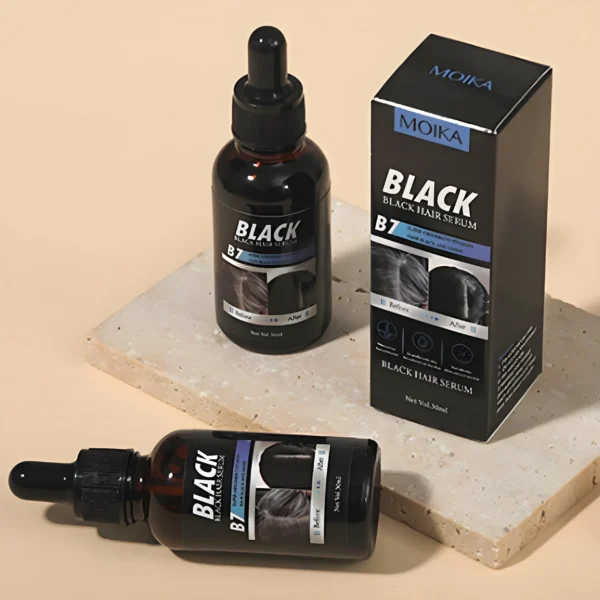 Anti Gray Hair Essential Oil Blackening Serum White Hair Treatment White To Black Hair Repair Care Nourish Scalp Care Products