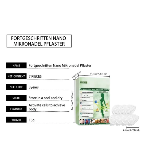 2026 Newest Nano Microneedle Firming Patch for Women Men Pure & Gentle Figure Line Shaping Weight And Fat Management Sticker