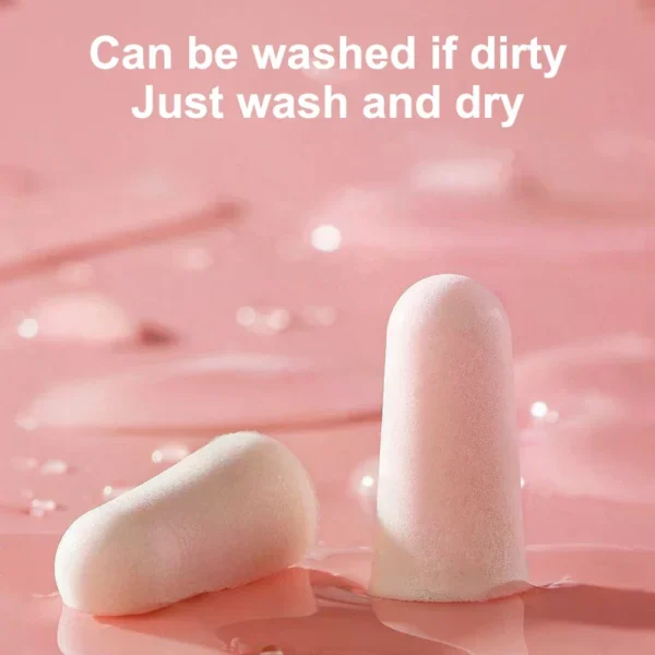 4/10Pcs Sleep Ear Plugs Noise Reduction Sound Insulation Soft Slow Rebound Earplugs Soundproof Anti-Noise Sleeping Aid Ear Care