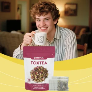 Pmoox Herbal Detox Tea - Supports Skin Firming & Body Contouring | Boosts Metabolism and Reduces Bloating for a Slim Silhouette