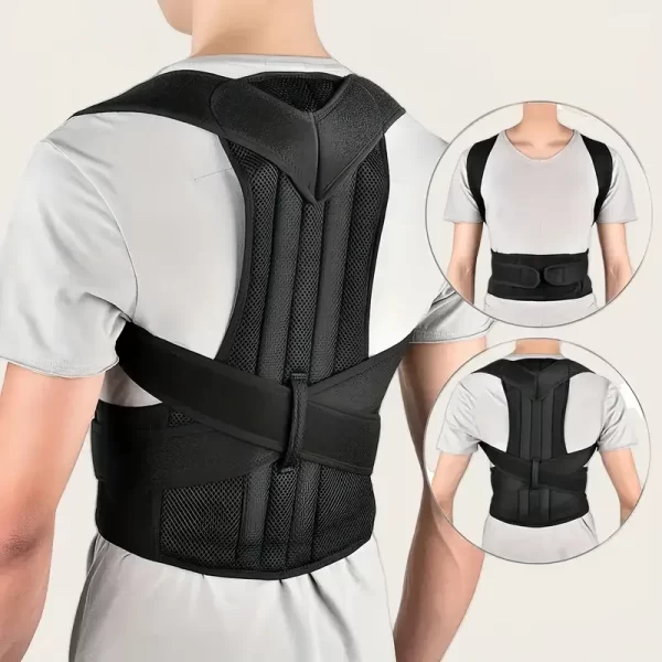 kf-A2f5ae8dcb0ed4364b519ac056c8bfb4b3 Posture Corrector Back Brace Full Support for Women And Men Scoliosis Hunchback Relief Upper And Lower Back Pain Corrector Ideal for Thoracic Issues