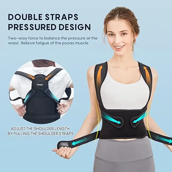 kf-A748c5776ad3347039b052d725c9229fbf Posture Corrector Back Brace Full Support for Women And Men Scoliosis Hunchback Relief Upper And Lower Back Pain Corrector Ideal for Thoracic Issues